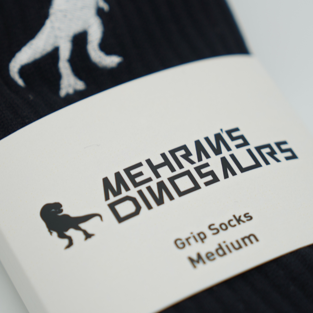 Grip Socks | 2 Pairs | Black & White