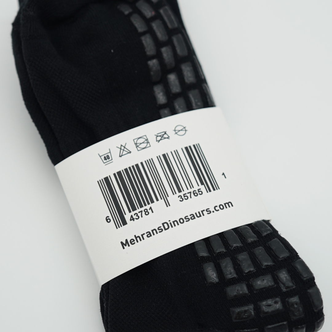 Grip Socks | 2 Pairs | Black & White