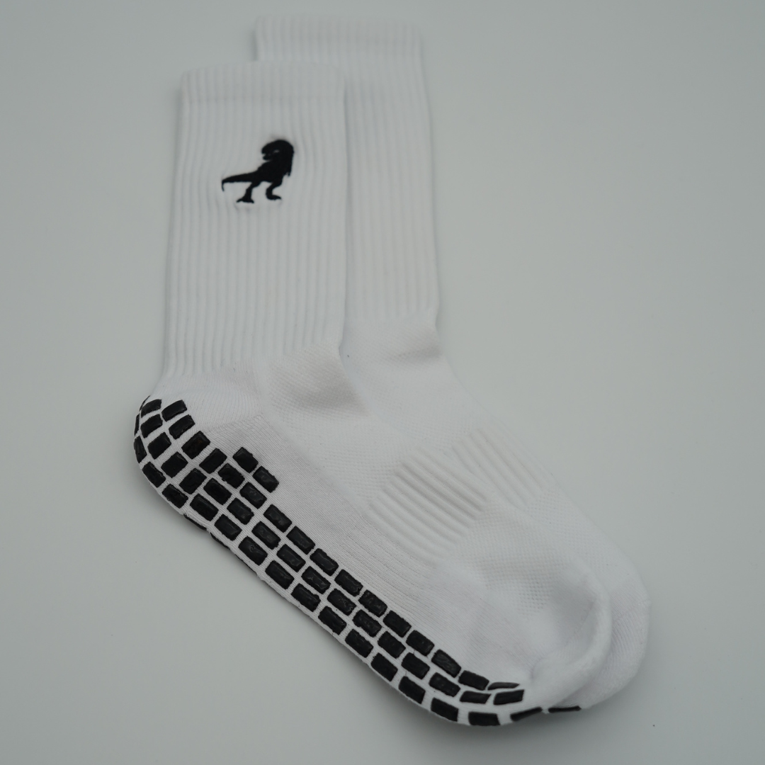 Grip Socks | 2 Pairs | Black & White