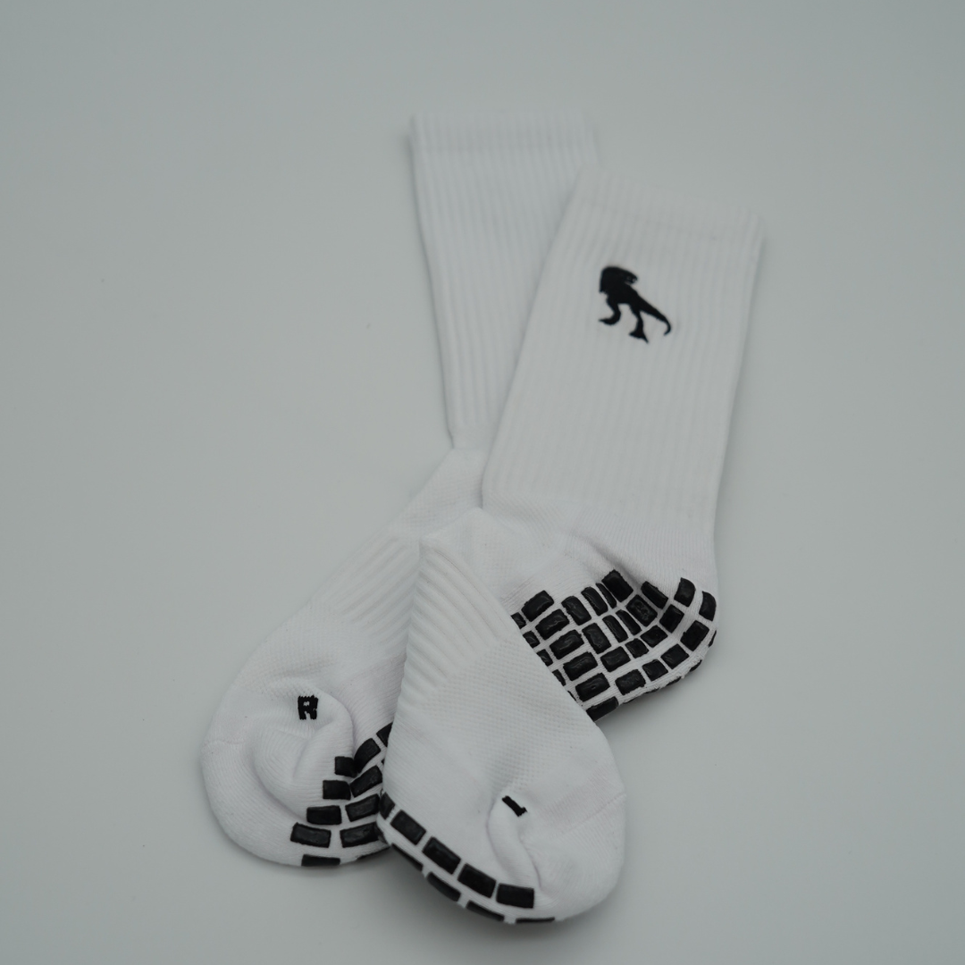 Grip Socks | 2 Pairs | Black & White