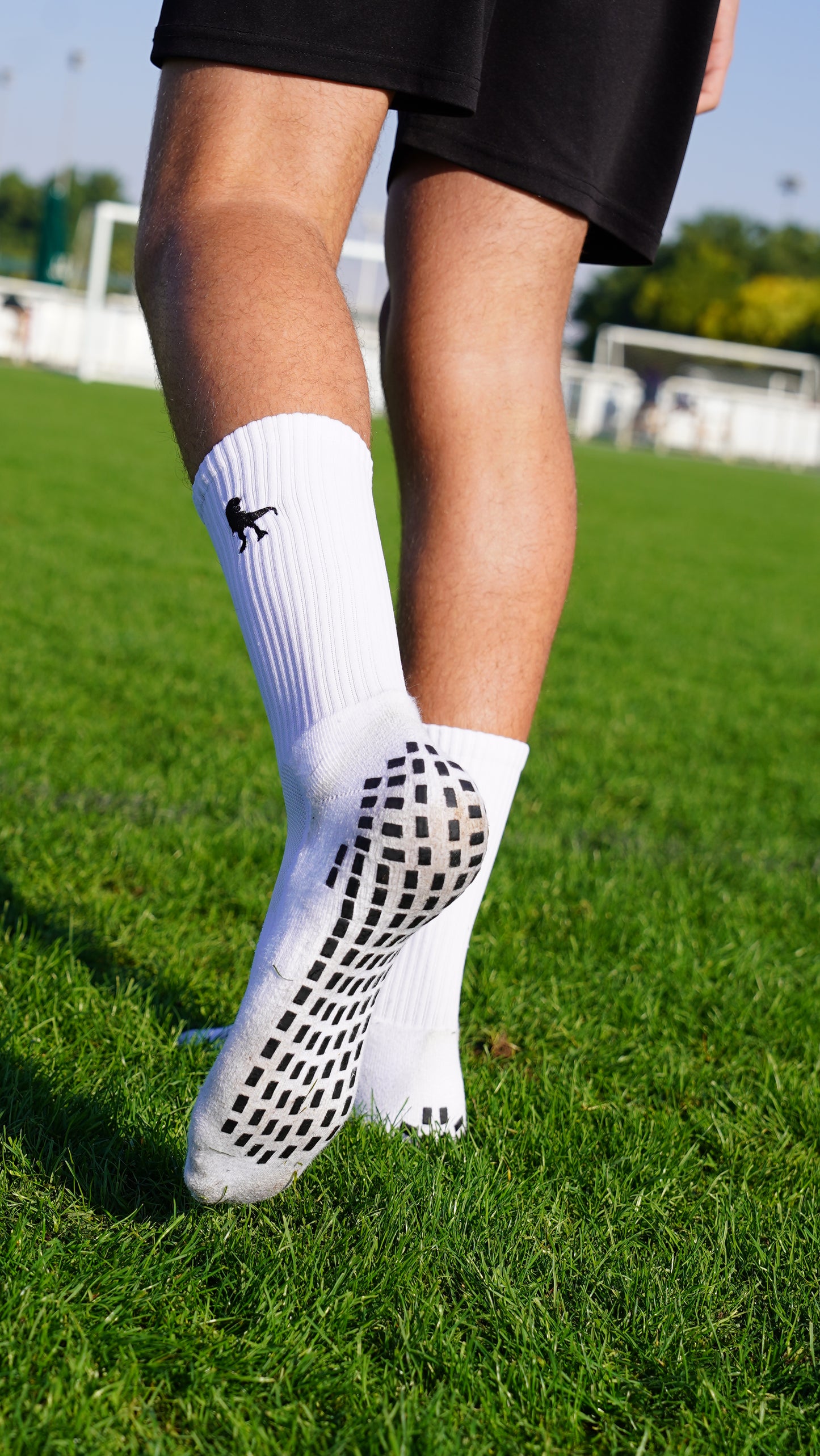 Grip Socks | 2 Pairs | Black & White